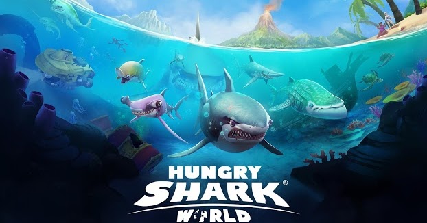 Download game hungry shark world mod apk data terbaru free